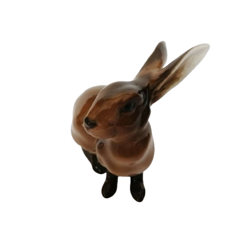 Rosenthal Rare Handpainted Brown Rabbit Hare Figurine