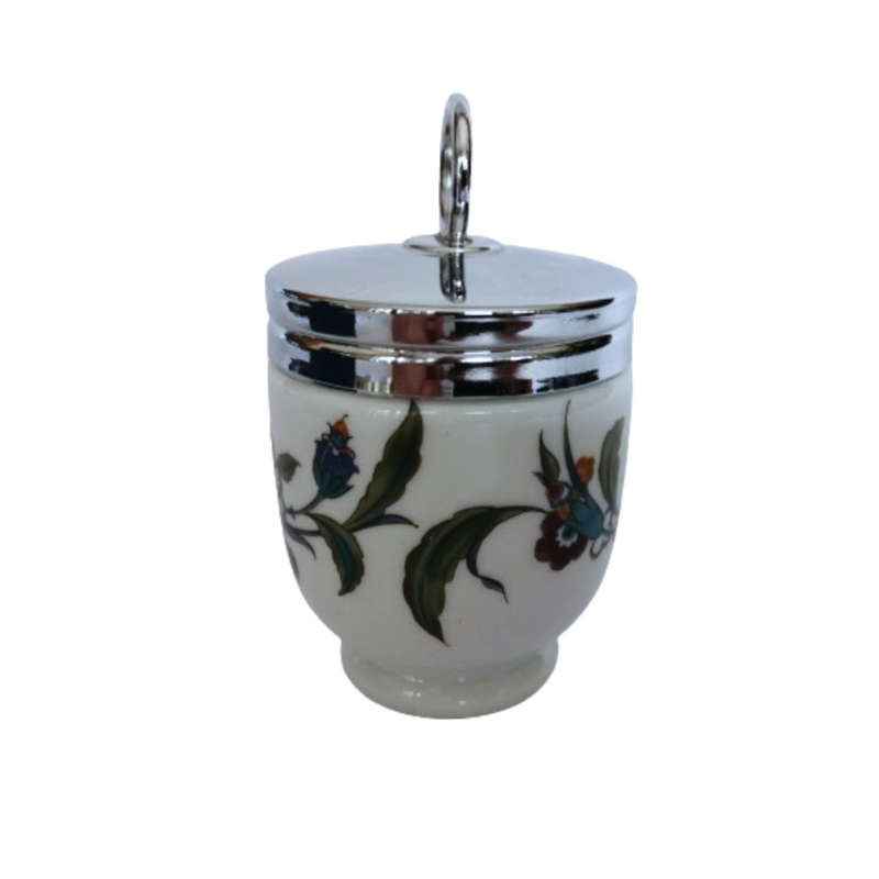 Royal Worcester Boxed June Garland Egg Coddler