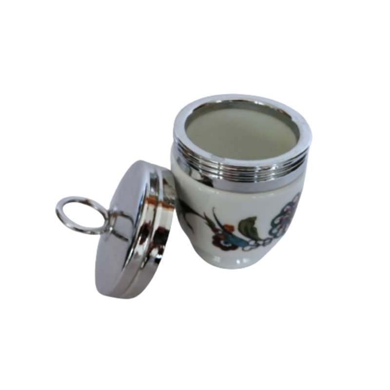 Royal Worcester Boxed June Garland Egg Coddler