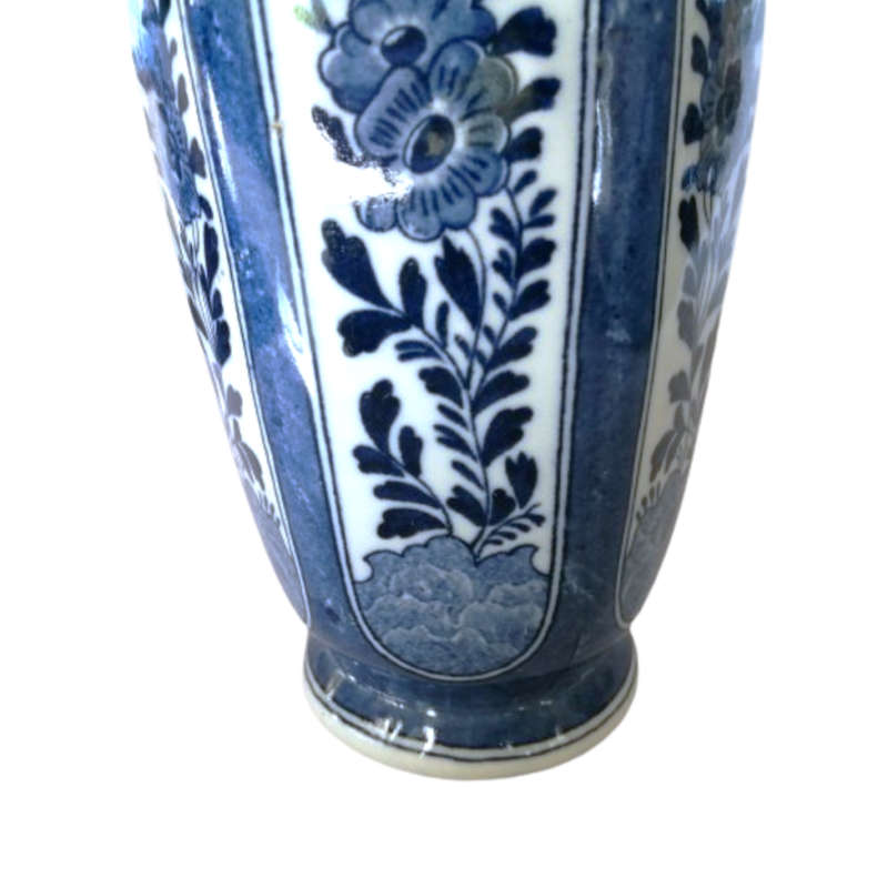 Delft Mosa Mastricht Delft Blue Twin Handled Vase Dec 562