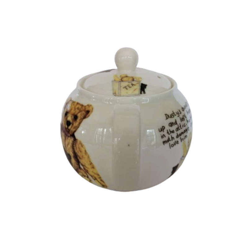 Roy Kirkham Classic Teddy Lost Bear Porcelain Large Teapot