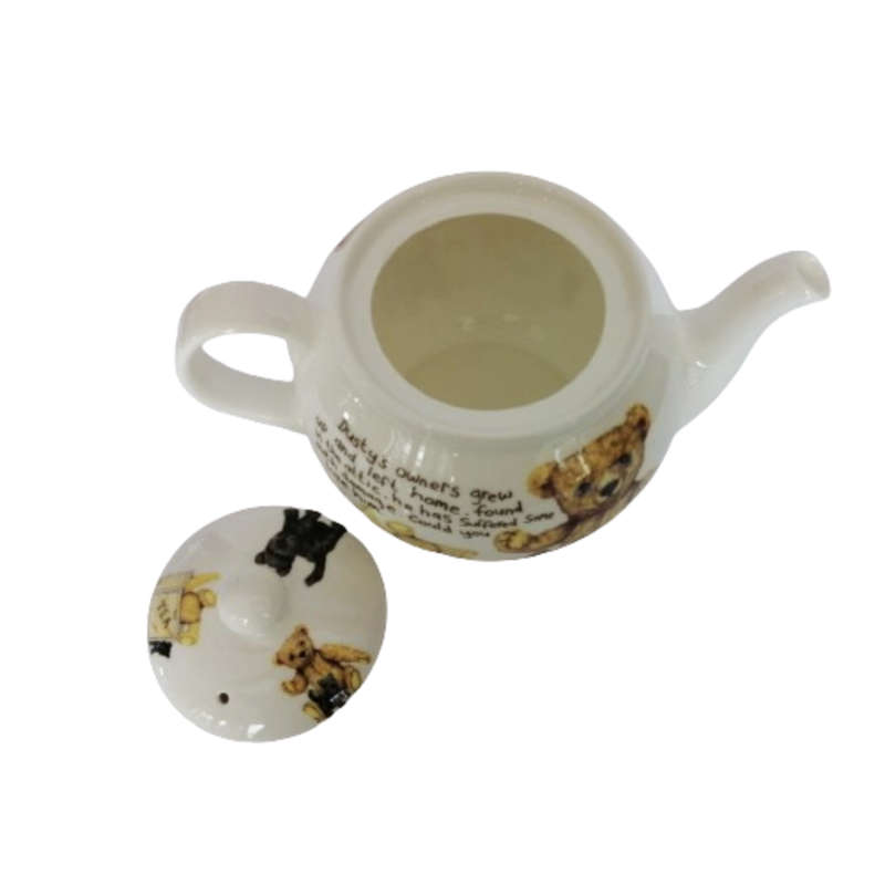 Roy Kirkham Classic Teddy Lost Bear Porcelain Large Teapot