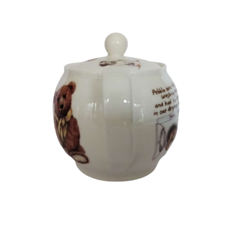 Roy Kirkham Classic Teddy Washed Bear Porcelain Teapot