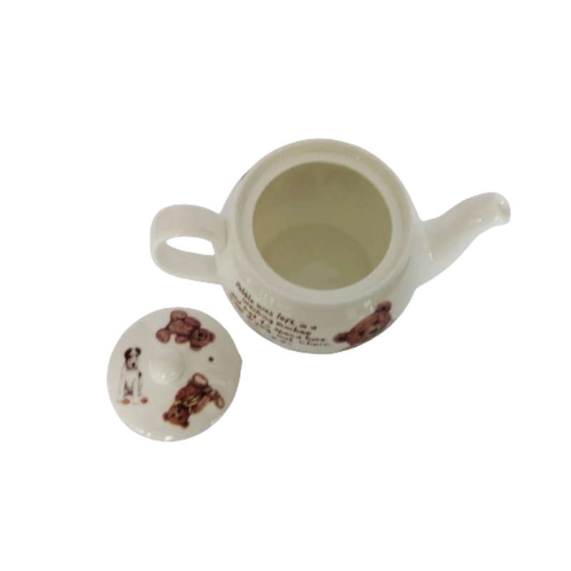 Roy Kirkham Classic Teddy Washed Bear Porcelain Teapot