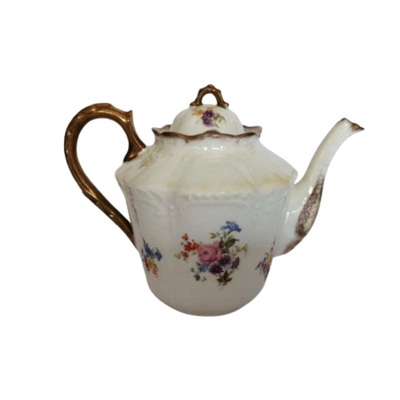Atlas Chapman China dating from 1906-1910 floral china Tea Pot
