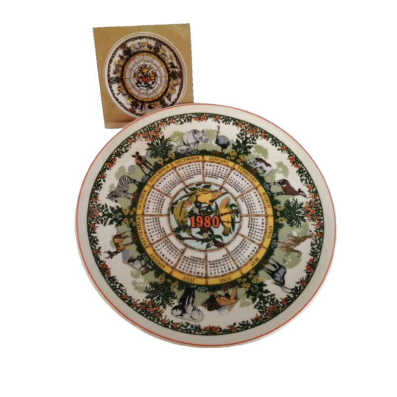 Wedgwood Calendar 1980 Wall Plate