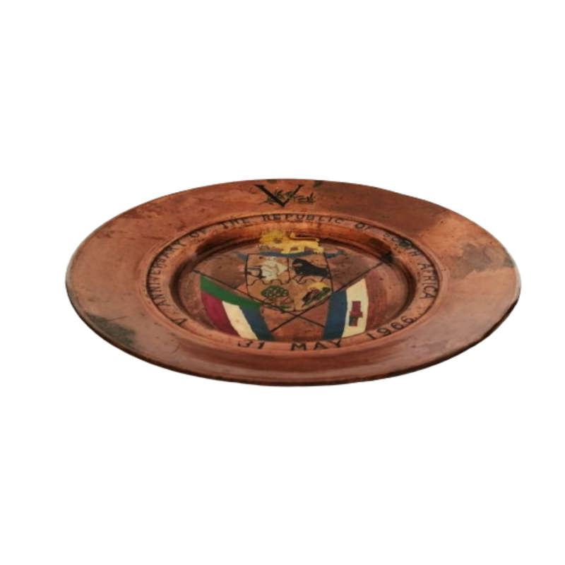 Anniversary of The Republic of South Africa 31st May 1966 Cooper Plate