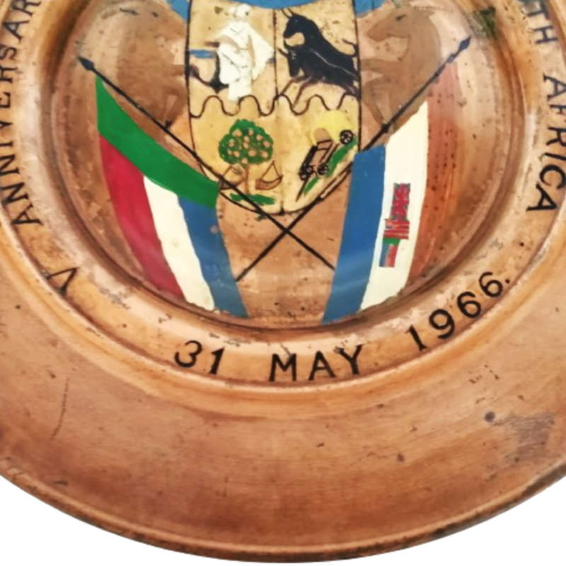 Anniversary of The Republic of South Africa 31st May 1966 Cooper Plate