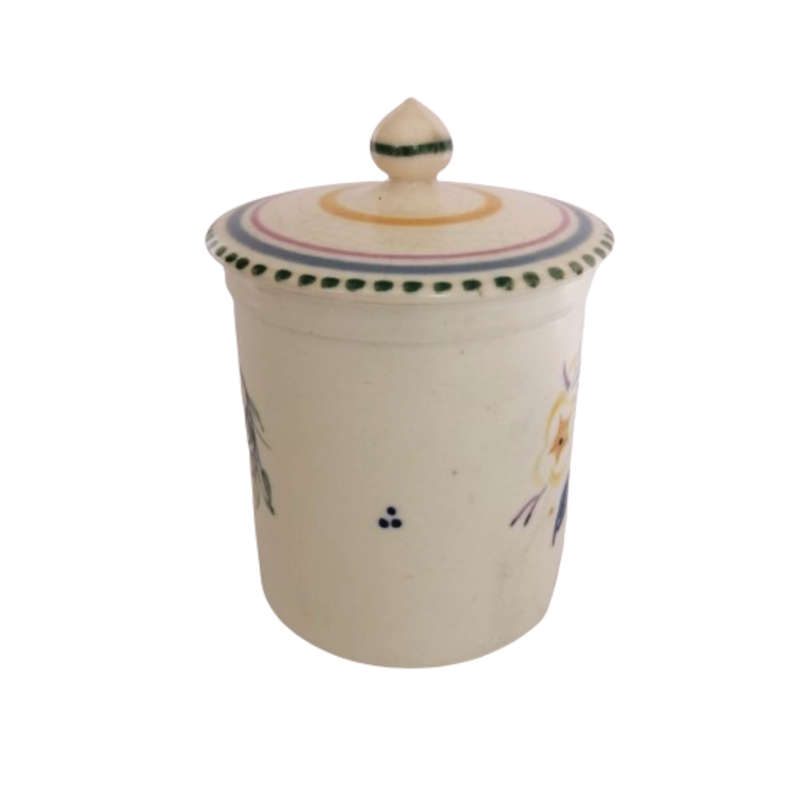 Poole Pottery Hand Painted Lidded Jam Pot 1920