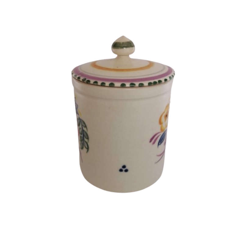 Poole Pottery Hand Painted Lidded Jam Pot 1920
