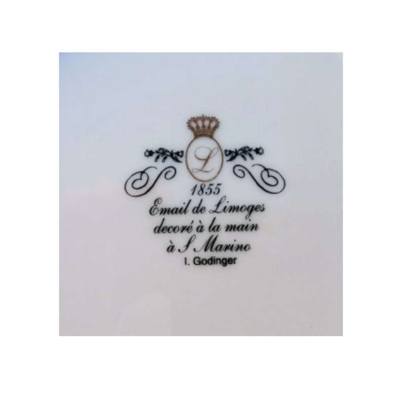 Limoges Wild Life Zebra by Email de Limoges Wall Plate