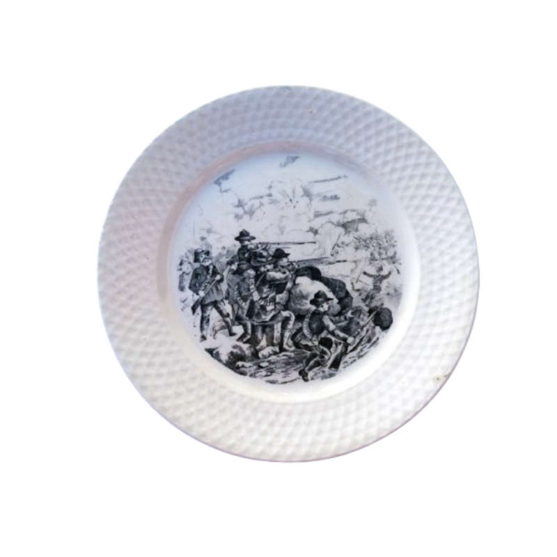Antique Boeren by Petrus Regout & Co Maastricht Plate