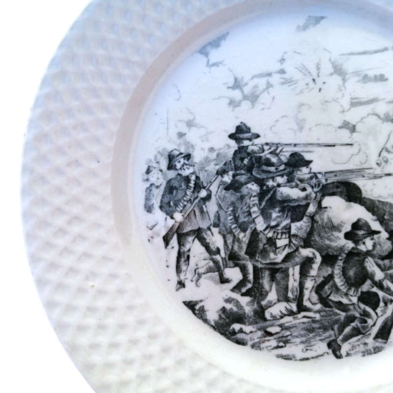 Antique Boeren by Petrus Regout & Co Maastricht Plate