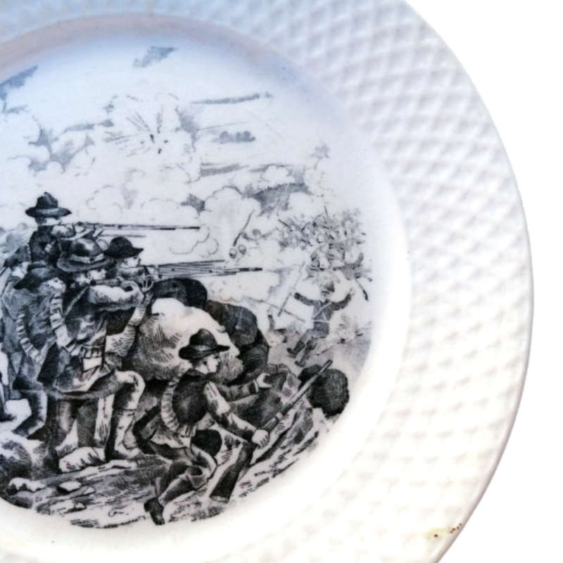 Antique Boeren by Petrus Regout & Co Maastricht Plate