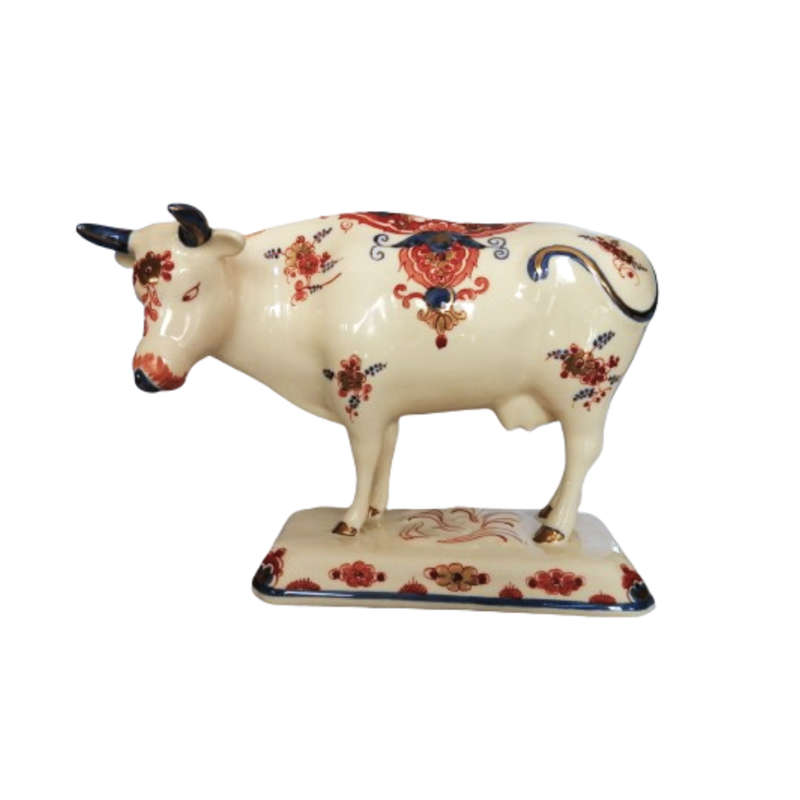 Delft Large Porceleyne Fles Pynacker cow 1960