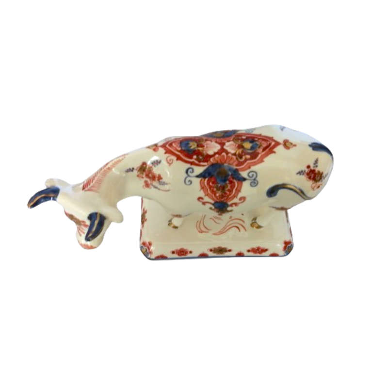 Delft Large Porceleyne Fles Pynacker cow 1960