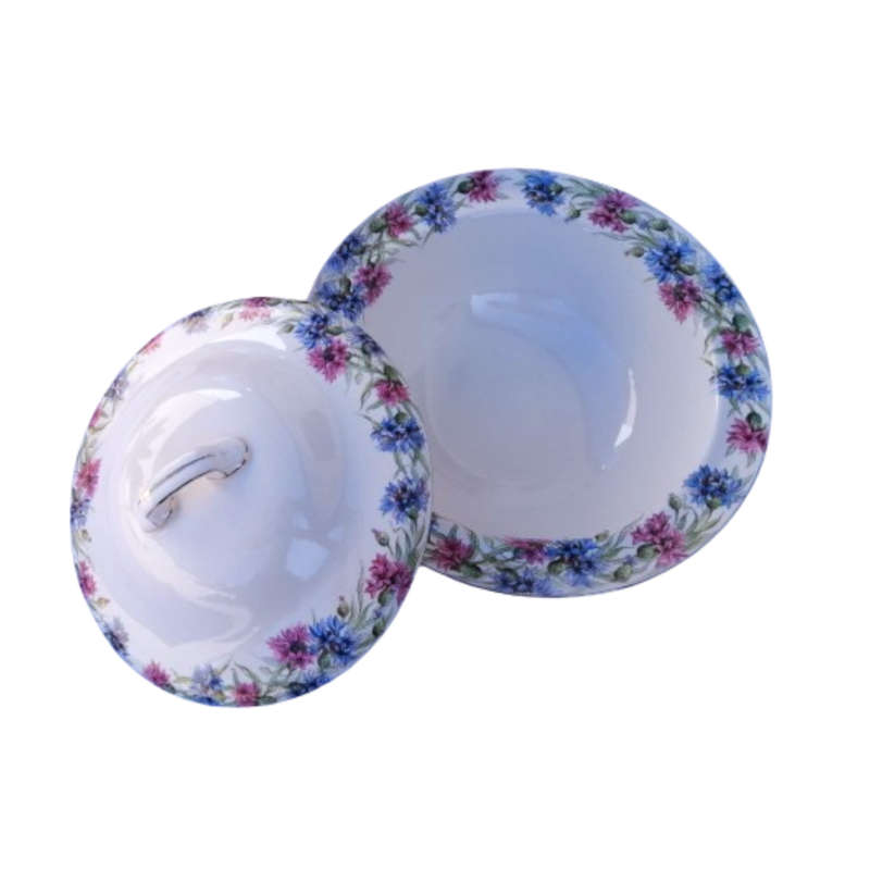 Royal Doulton 1940`s Cornflower D6300 Lidded Serving Dish