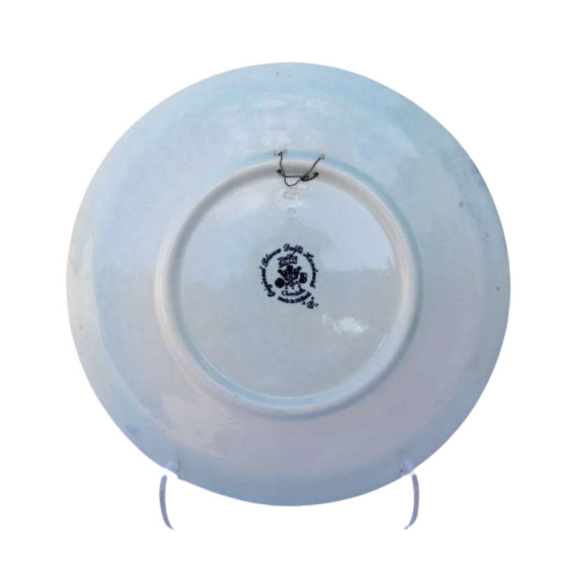 Delft Chemkefa Delfts Blauw De Winter ceramic wall hanging plate