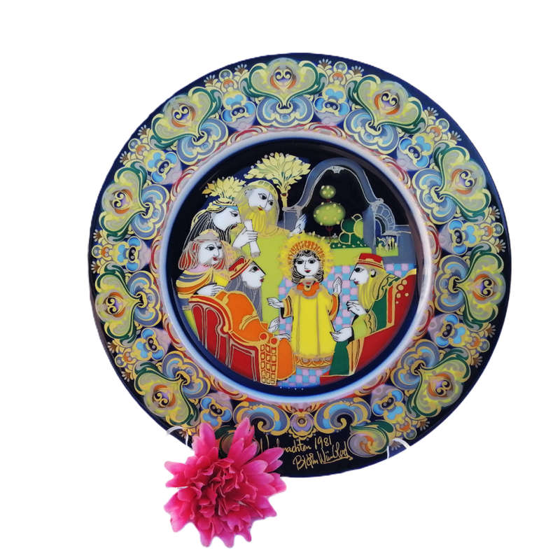 Rosenthal Studio Line Christmas Plate Das Kind Bjorn Wiinblad