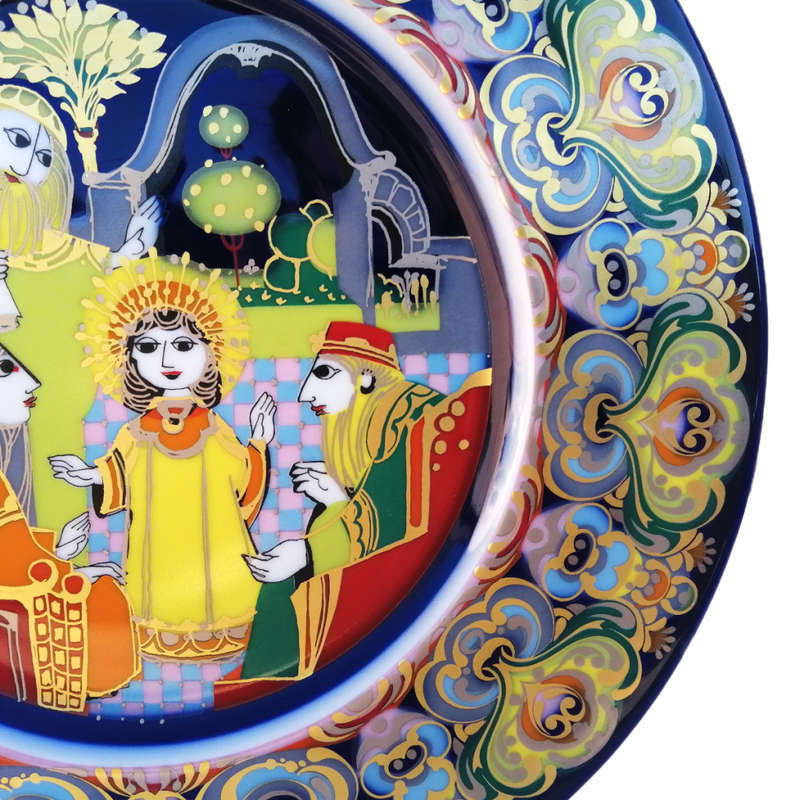 Rosenthal Studio Line Christmas Plate Das Kind Bjorn Wiinblad
