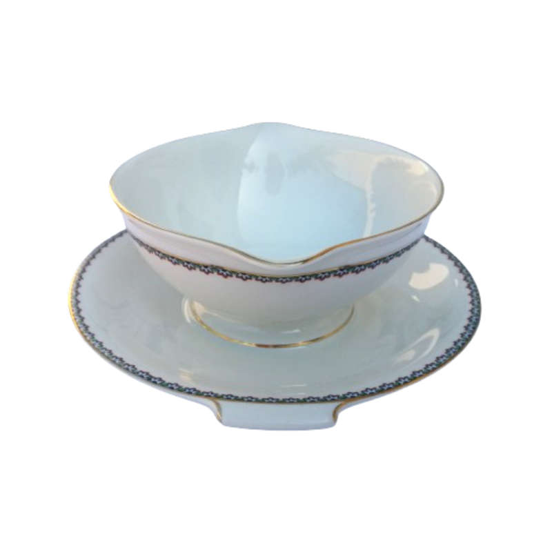 Rosenthal Aida Sauce Gravy Boat with Attached Under plate