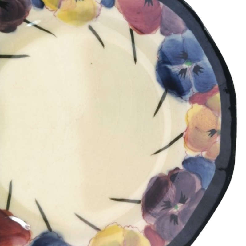 Royal Doulton Art Deco Pansy Side Plate D4049