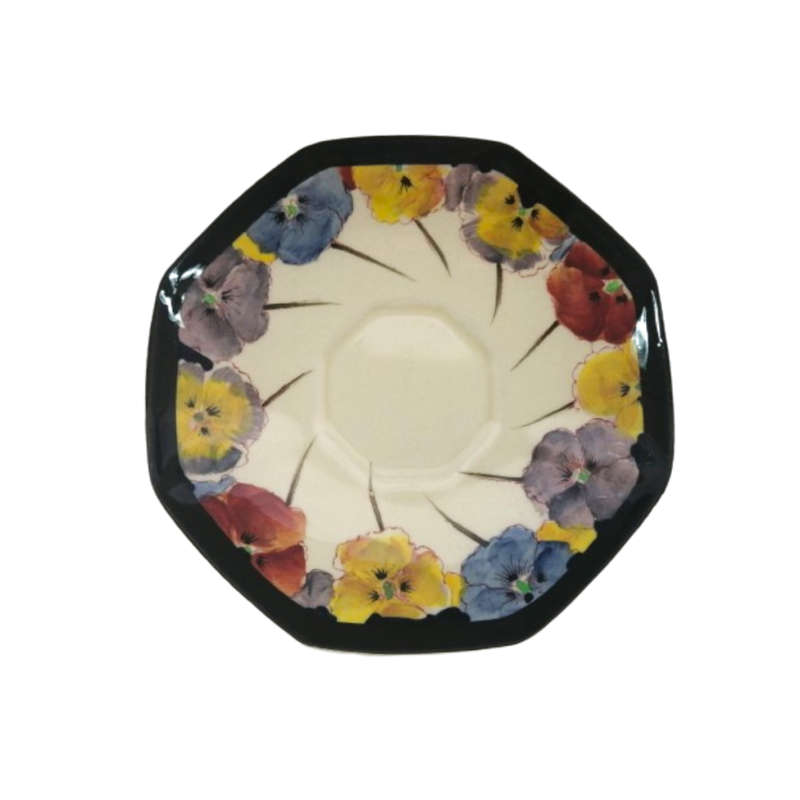 Royal Doulton Art Deco Pansy Saucer D4049