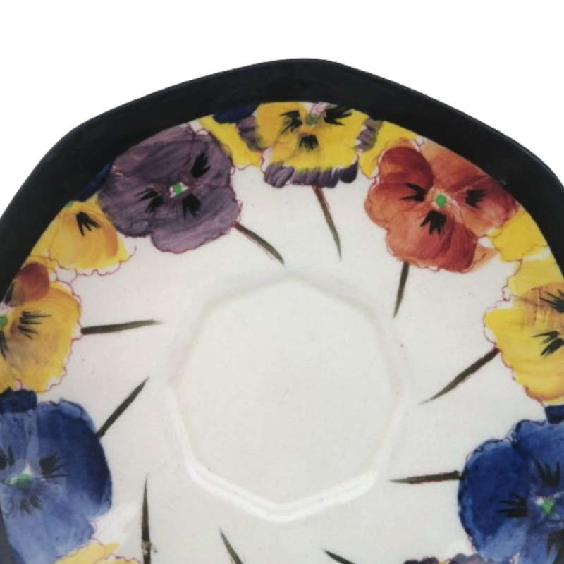 Royal Doulton Art Deco Pansy Saucer D4049
