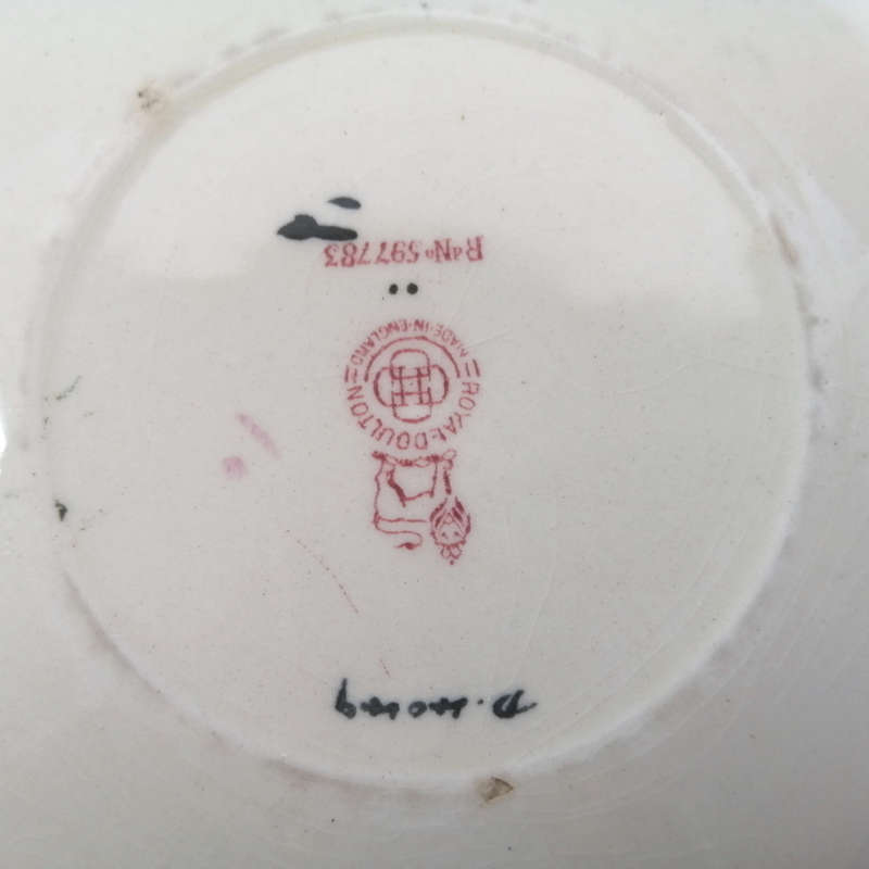 Royal Doulton Art Deco Pansy Saucer D4049