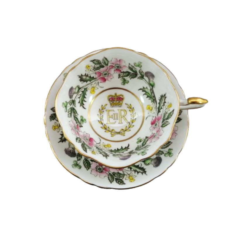 Paragon 1953 H.M. Queen Elizabeth II Coronation Commemorative Tea Cup and Saucer