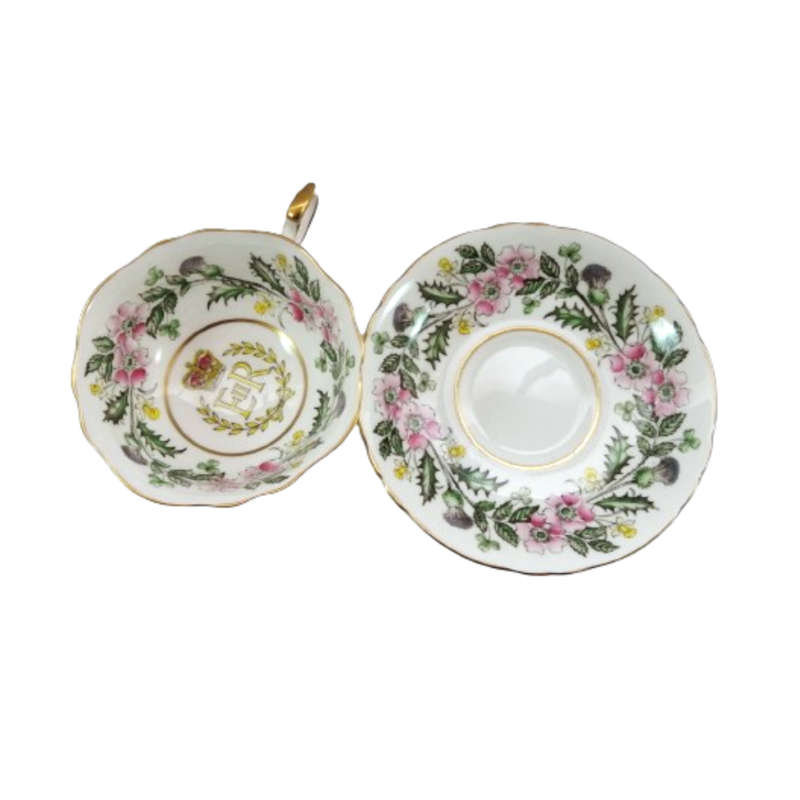Paragon 1953 H.M. Queen Elizabeth II Coronation Commemorative Tea Cup and Saucer
