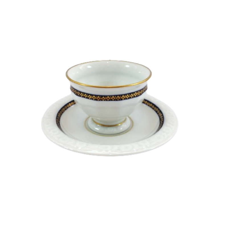 Rosenthal Bavaria Gold and Blue Cup and Saucer Duo