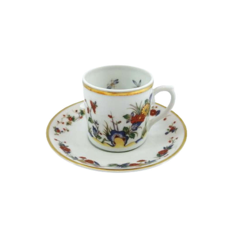 Vista Alegre Demitasse Cup and saucer Rock Garden