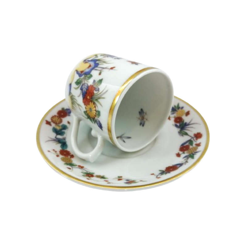 Vista Alegre Demitasse Cup and saucer Rock Garden