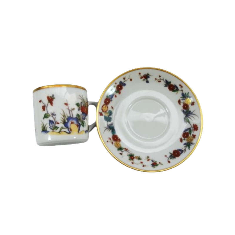 Vista Alegre Demitasse Cup and saucer Rock Garden