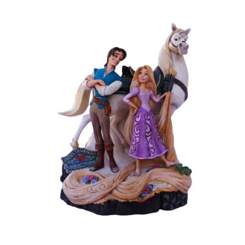 Jim Shore Enesco Disney Traditions Tangled Carved by Heart Live Your Dream
