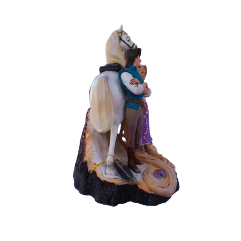 Jim Shore Enesco Disney Traditions Tangled Carved by Heart Live Your Dream