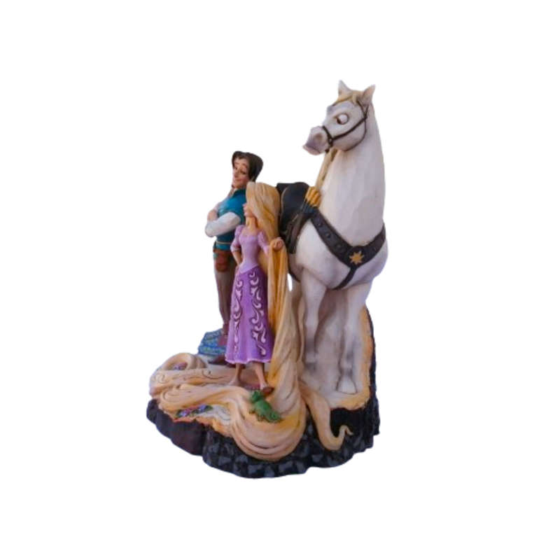 Jim Shore Enesco Disney Traditions Tangled Carved by Heart Live Your Dream