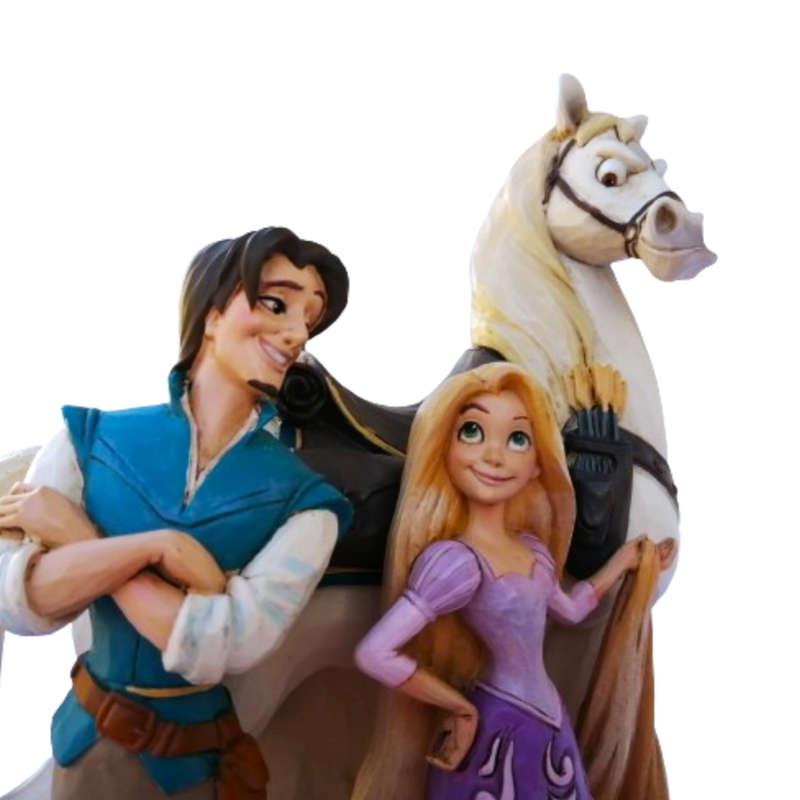 Jim Shore Enesco Disney Traditions Tangled Carved by Heart Live Your Dream