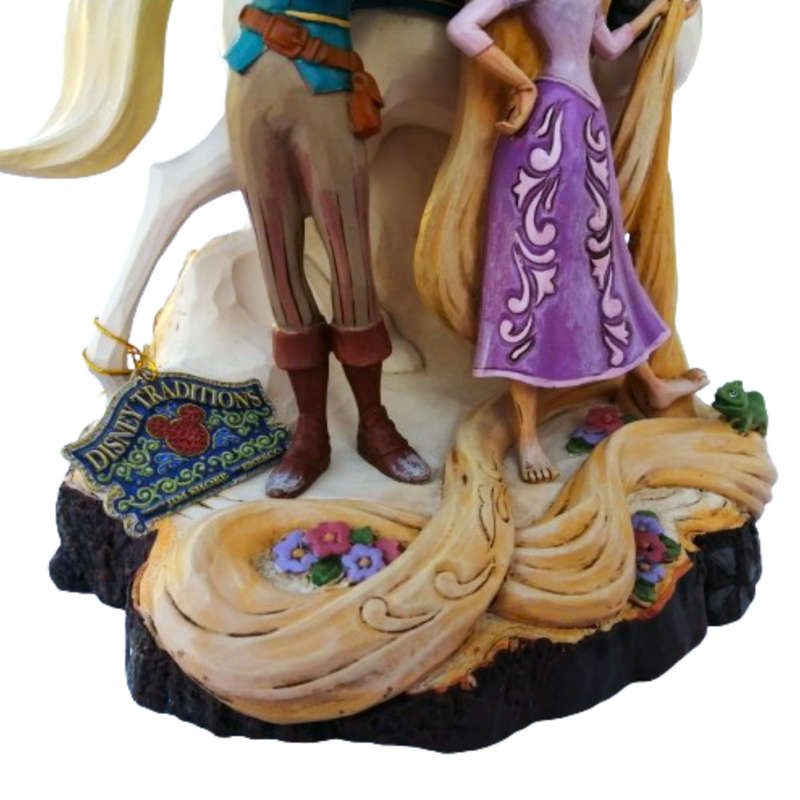 Jim Shore Enesco Disney Traditions Tangled Carved by Heart Live Your Dream