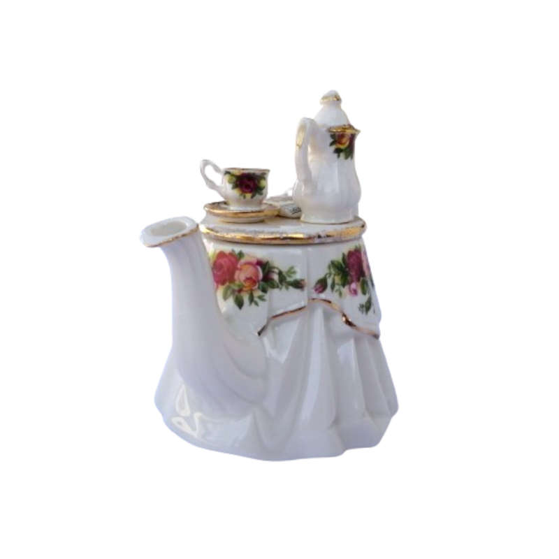 Royal Albert Old Country Roses Morning Tea mini novelty Morning pot