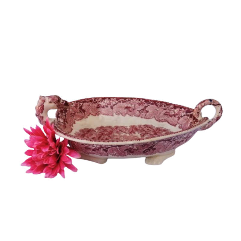 Masons Patent Ironstone China Vista England Dragon Dish Bowl
