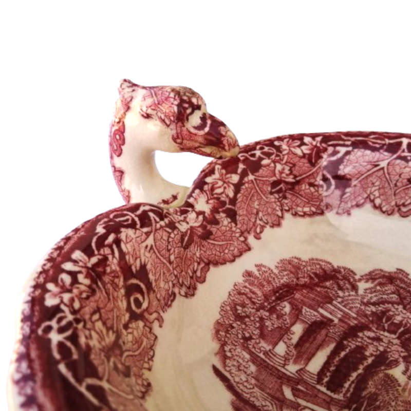 Masons Patent Ironstone China Vista England Dragon Dish Bowl