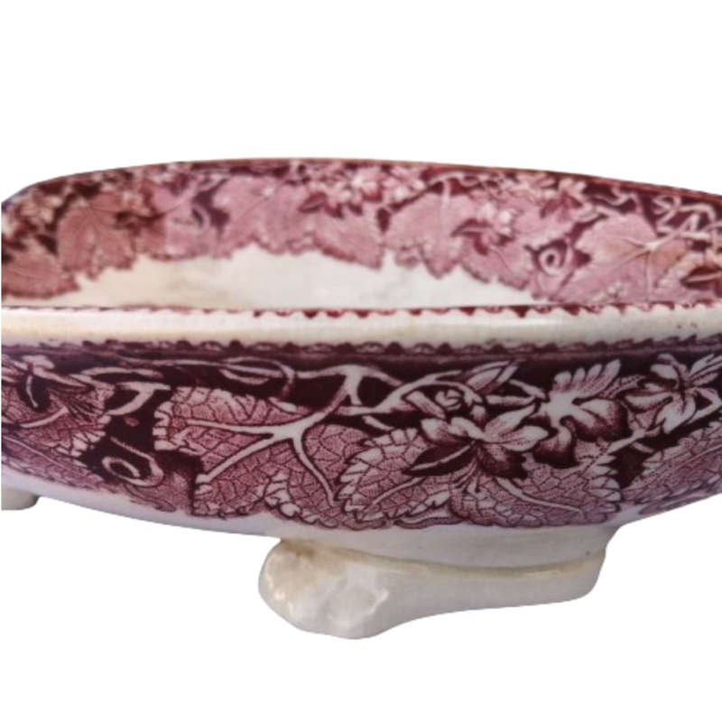 Masons Patent Ironstone China Vista England Dragon Dish Bowl