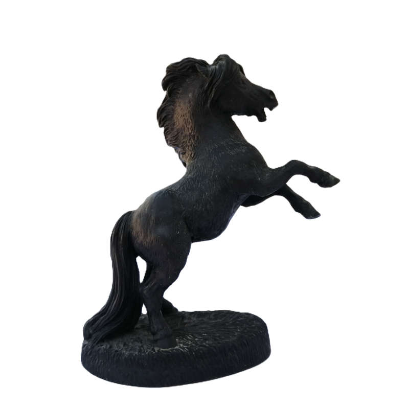 Heredites Shetland Stallion Rearing Horse figurine