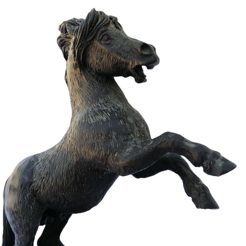 Heredites Shetland Stallion Rearing Horse figurine