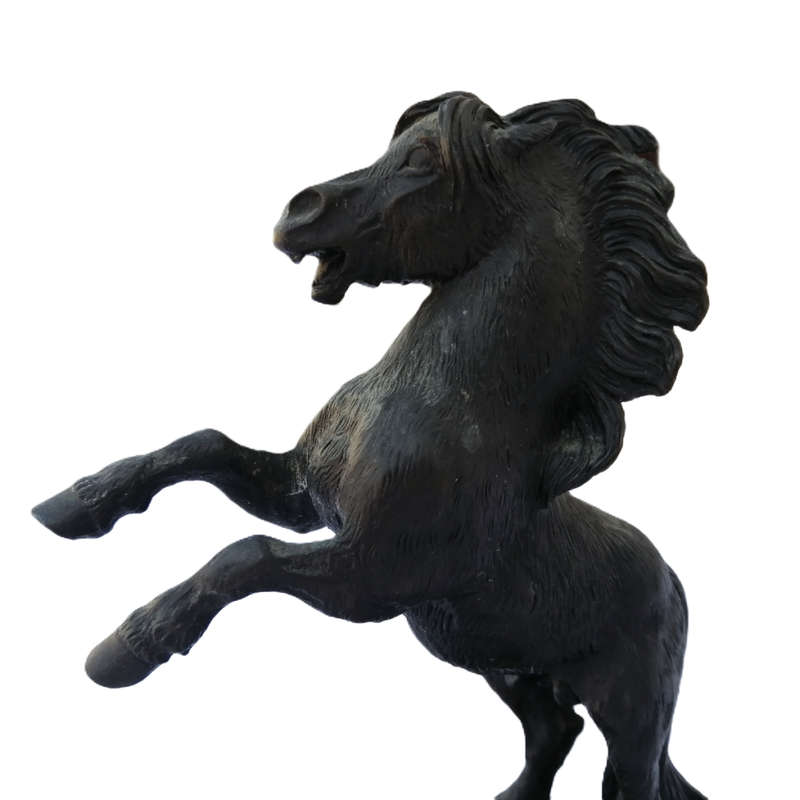 Heredites Shetland Stallion Rearing Horse figurine