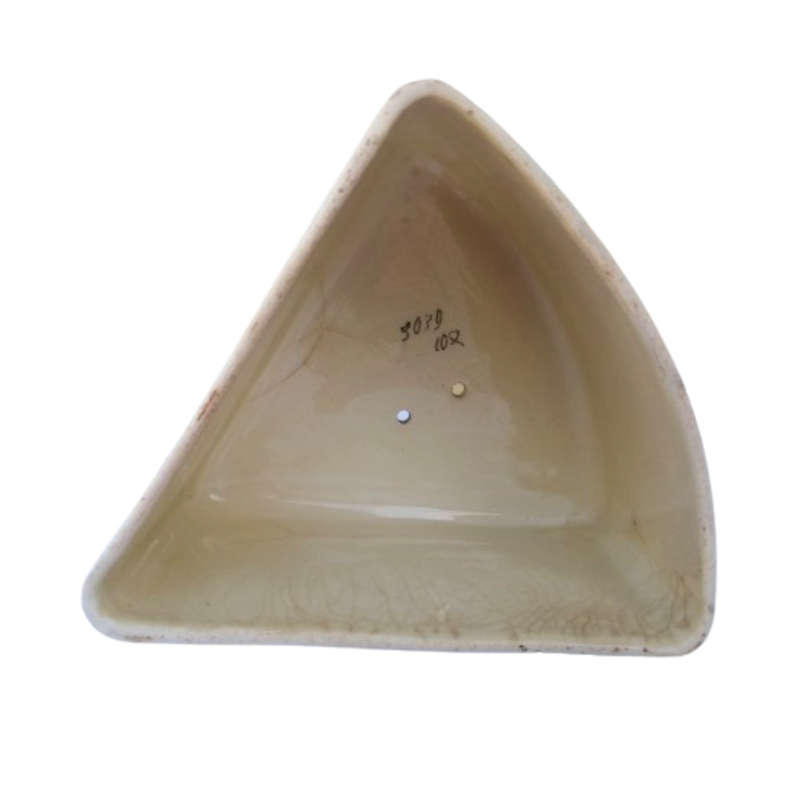 Antique Ironstone Clobbed Transfer  C. 1880 - 1885 Covered Dome cheese dish