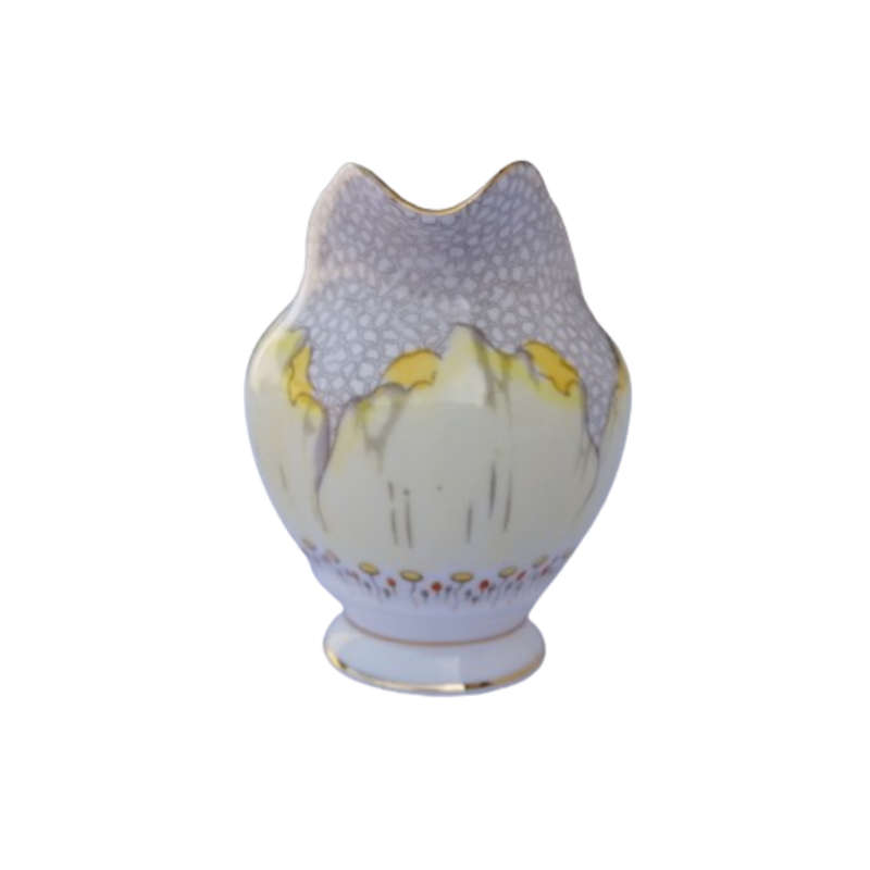 Tuscan England yellow Poppy Flowers with Red Raised Enamel Large Milk Jug