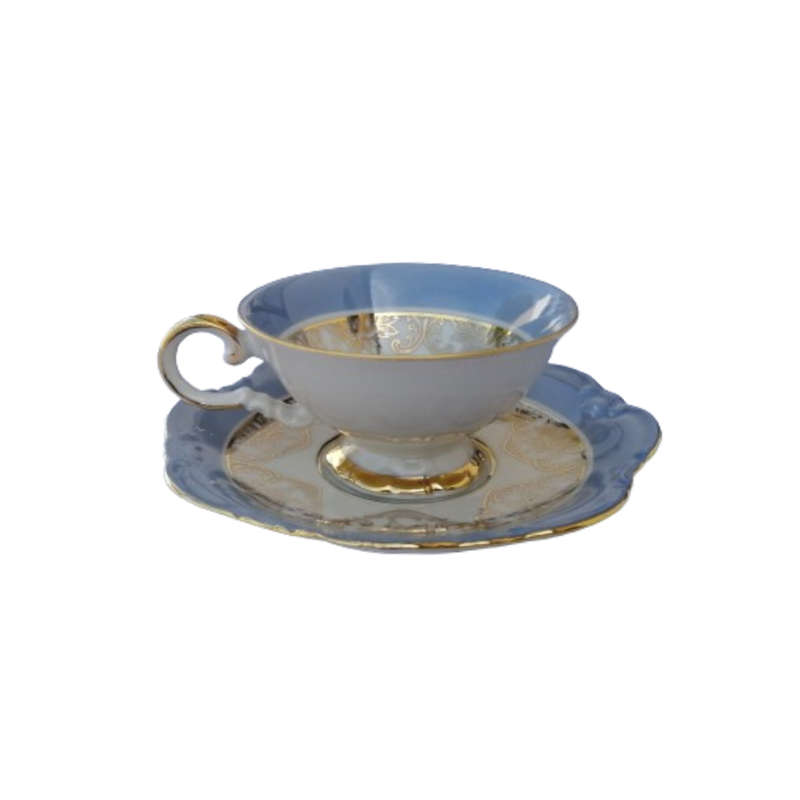 Beautiful Johann Feltman Duo in a Blue and Gold pattern